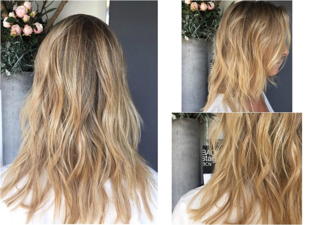 Clienta de Backstage BCN que se ha aplicado Olaplex